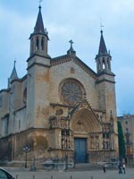 Imatge de la basílica de Santa Maria de Vilafranca del Penedès